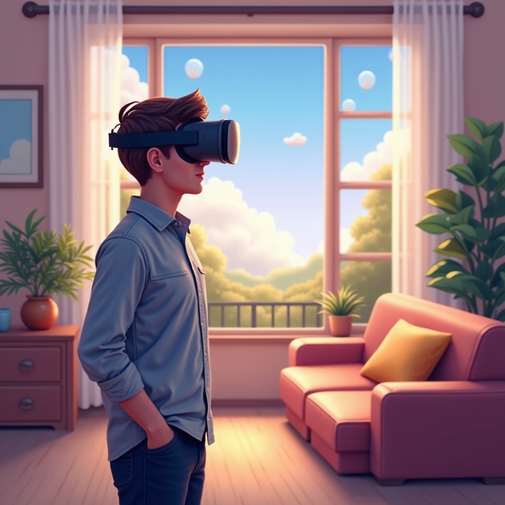 visite virtuelle avec casque vr